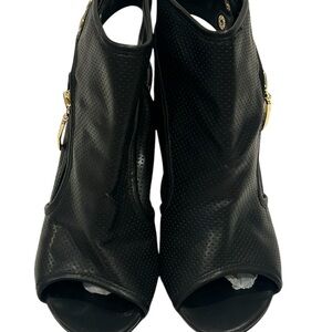 Guess Shoes /Guess Elegant Black Peep-Toe Women's Shoes